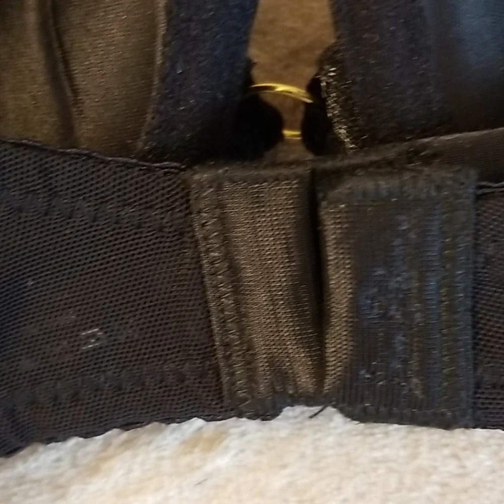 Sam Edelman Mesh Convertible Black Balconette Bra 32C - Picture 7 of 13